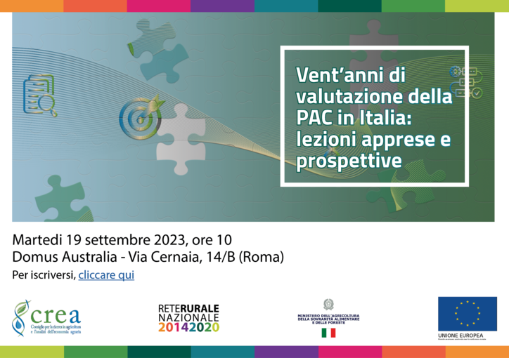 Vent’anni di valutazione della PAC in Italia: lezioni apprese e prospettive